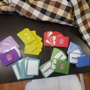 Sight Words Set with 40 blank cards and rings